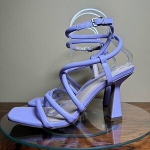 NEW BP. Ashlyn Square Toe Strappy Sandal in Purple
